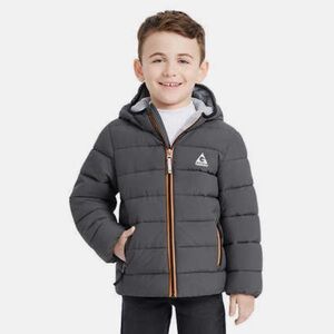 Gerry Weber Boy’s Jersey Lined Gray Hooded coat puffer jacket size 2T NWOT